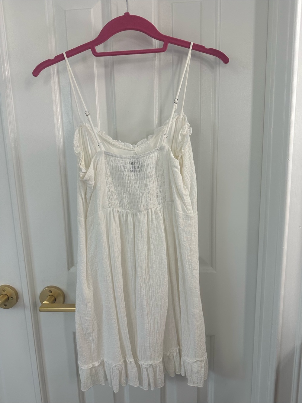 Princess Polly White Ruffle Mini Dress - Picture 2 of 3